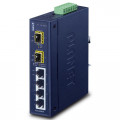 Switch công nghiệp Planet IGS-620TF, 4 Port Gigabit +2 SFP 