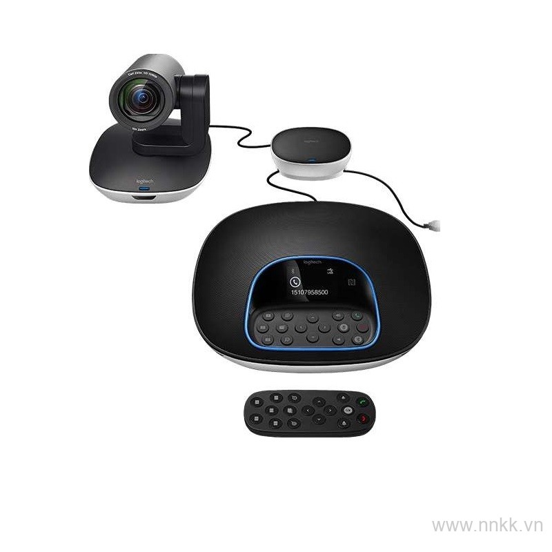 Webcam logitech group video conferencing họp trực tuyến cho 20 người