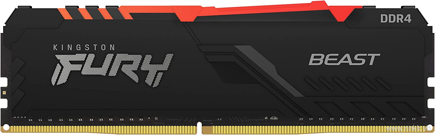 Kingston Fury  8GB 3200MHz DDR4 CL16 DIMM FURY Beast RGB