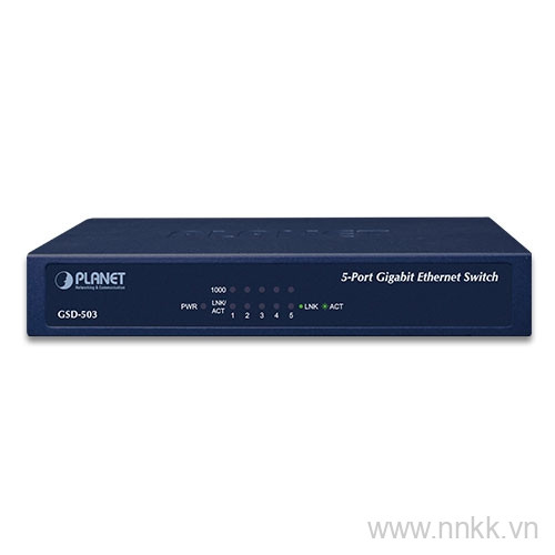 Switch PLANET GSD-503,  5 cổng- Gigabit Ethernet Switch 