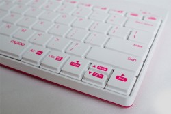 Bộ bàn phím+ chuột máy tính Rapoo 8000 - Màu Trắng