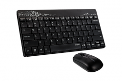 Bộ bàn phím+ chuột máy tính Rapoo 8000 - Màu Đen