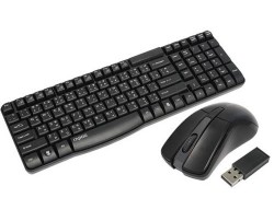 Bộ bàn phím và chuột không dây Rapoo X1800 màu đen