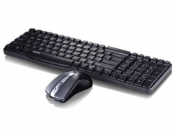 Bộ bàn phím và chuột không dây Rapoo X1800 màu đen