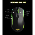 Chuột có dây chơi game Newmen GX9-Pro 16000 DPI Max - Switch GM4.0 (60m ) - Tiếp điểm mạ vàng, cảm giác tuyệt đỉnh 