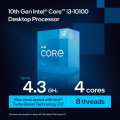 Bộ vi xử lý Intel Core i3-10100 Hàng chính hãng box