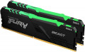 Kingston Fury 32GB 3200MHz DDR4 CL16 DIMM (Kit of 2) 1Gx8 Beast RGB