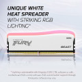 Kingston 16GB 3200MT/s DDR4 CL16 DIMM (Kit of 2) FURY Beast White RGB SE