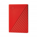 Ổ cứng di động WD My Passport 4TB, màu đỏ