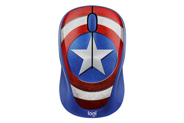 Chuột không dây Logitech M238 - Captain America