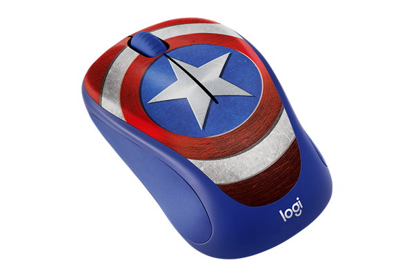 Chuột không dây Logitech M238 - Captain America