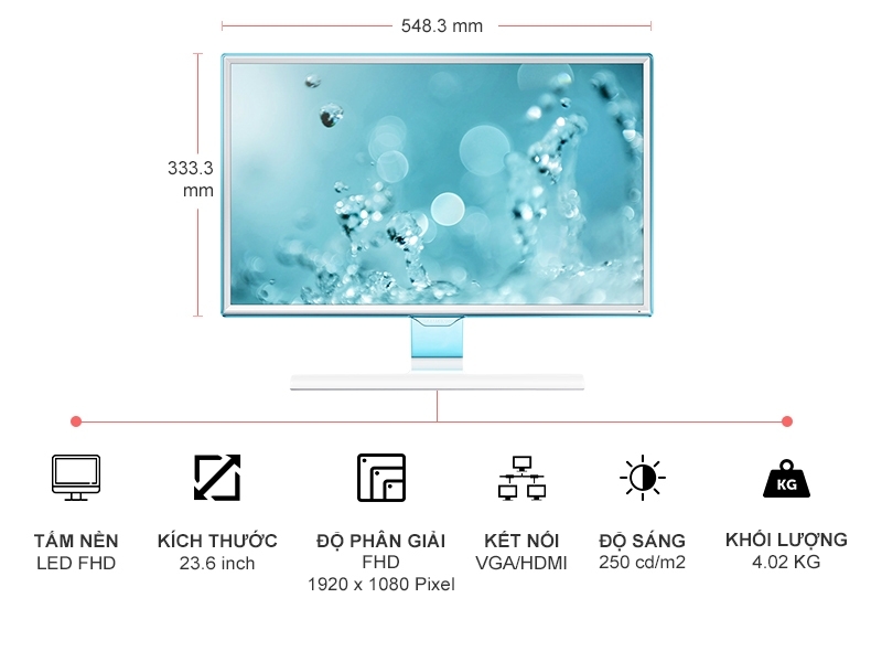 Màn Hình Samsung LS24E360HL/XV 23.6 Inch FULL HD