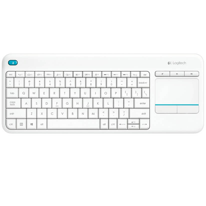 Bàn phím không dây Logitech Wireless Touch Keyboard K400 plus chuột cảm ứng