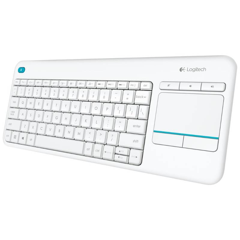 Bàn phím không dây Logitech Wireless Touch Keyboard K400 plus chuột cảm ứng