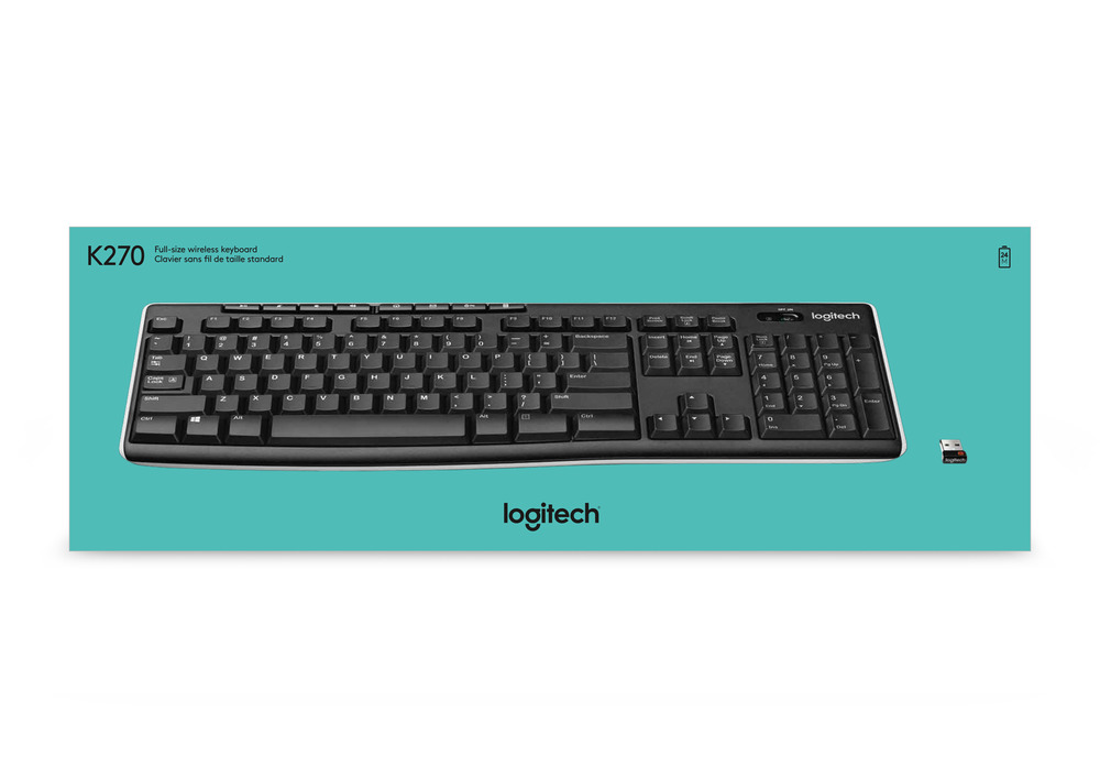 Bàn phím không dây Logitech Keyboard K270