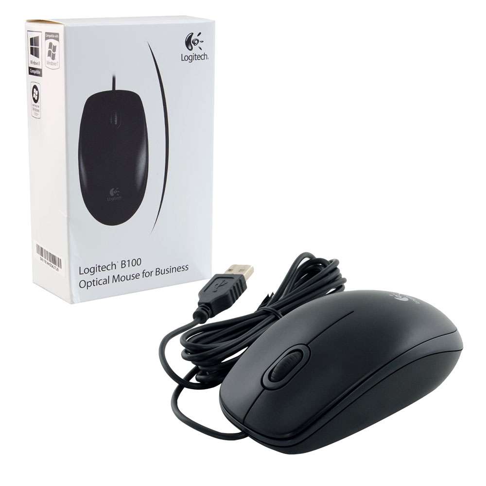 Chuột quang cổng usb Logitech B100 Optical USB Mouse