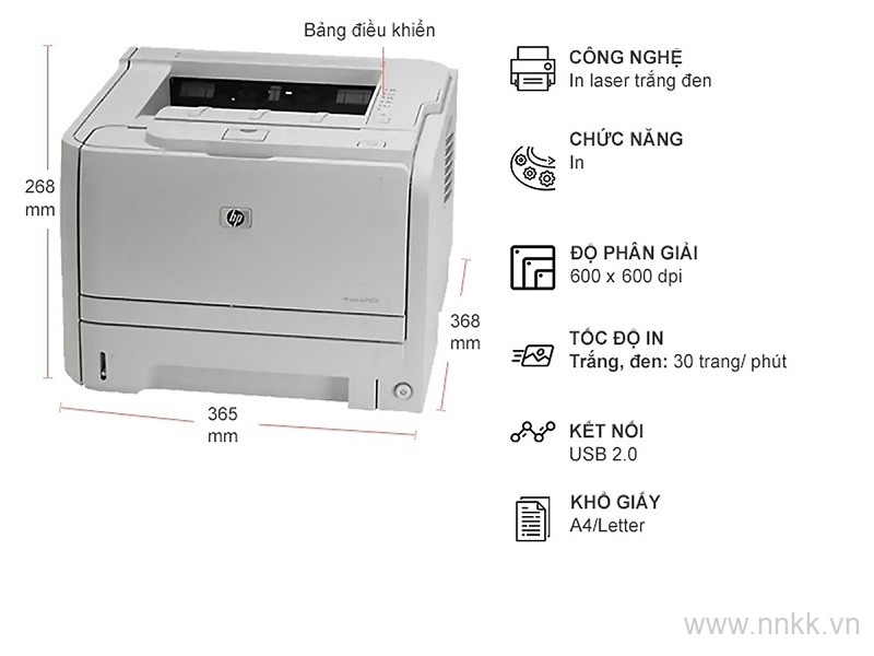 Máy in laser A4 HP Laserjet P2035 