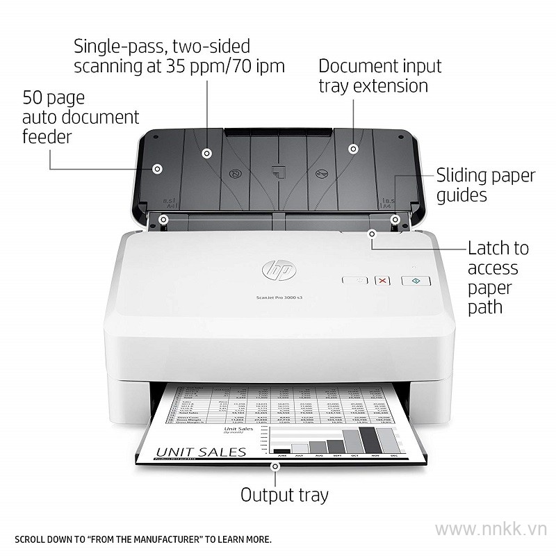 Máy scan A4 HP ScanJet Pro 3000 s3 Sheet-feed Scanner