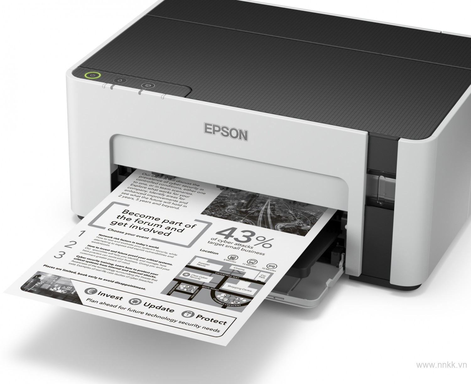 Máy in Phun đen trắng Epson M1100 đơn năng A4