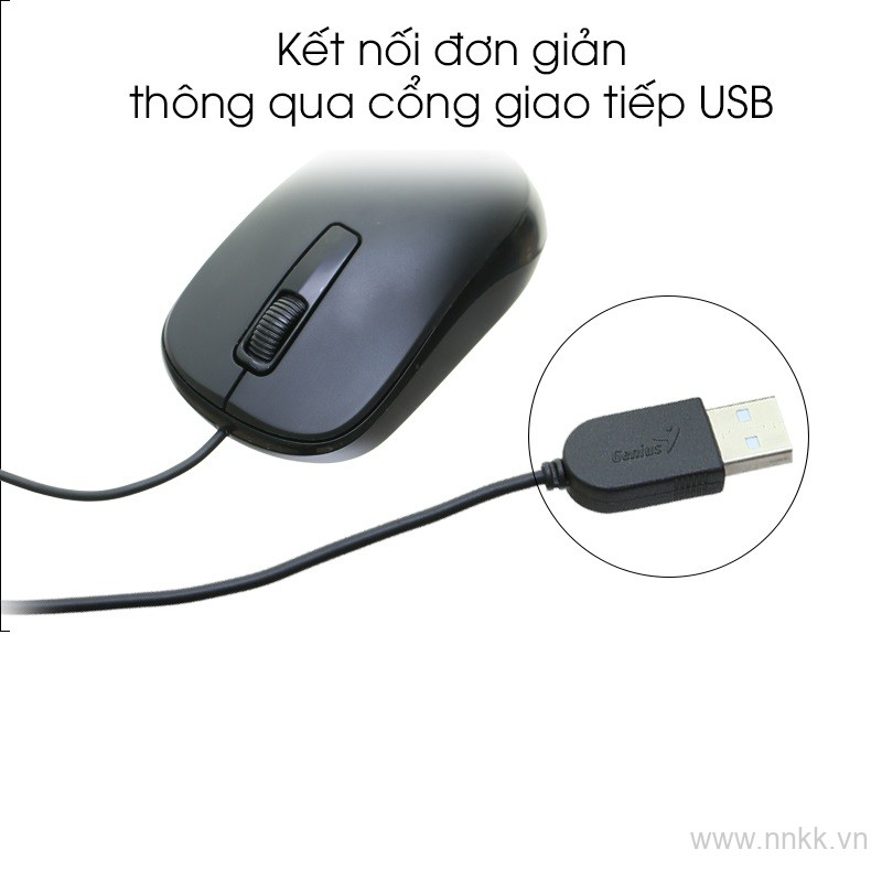 Chuột quang có dây genius DX 130 cổng usb