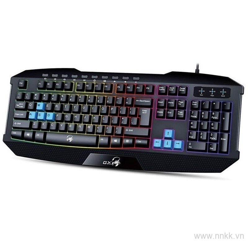 Bàn phím chơi game Genius Scorpion K215 Led 7 màu