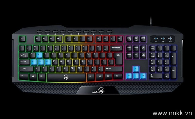 Bàn phím chơi game Genius Scorpion K215 Led 7 màu