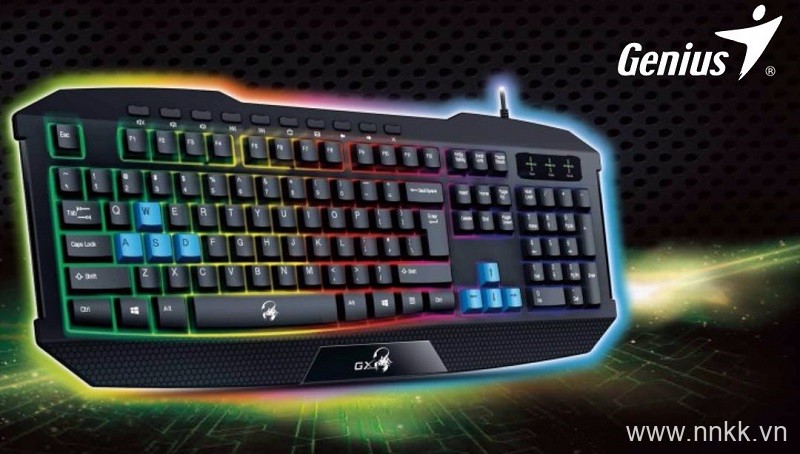 Bàn phím chơi game Genius Scorpion K215 Led 7 màu