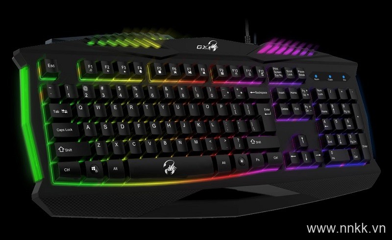 Bàn phím chơi game Genius Scorpion K220 Led 7 màu