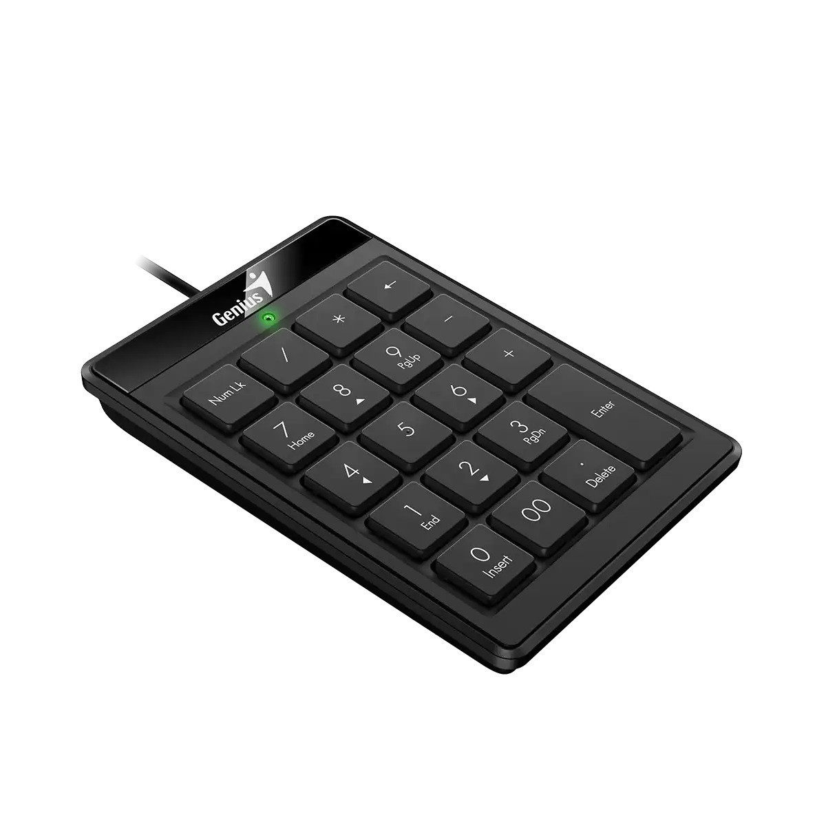 Bàn phím số Genius NumPad 110 USB có dây – 19 phím, thiết kế mỏng Chocolate, Plug & Play cho Laptop PC
