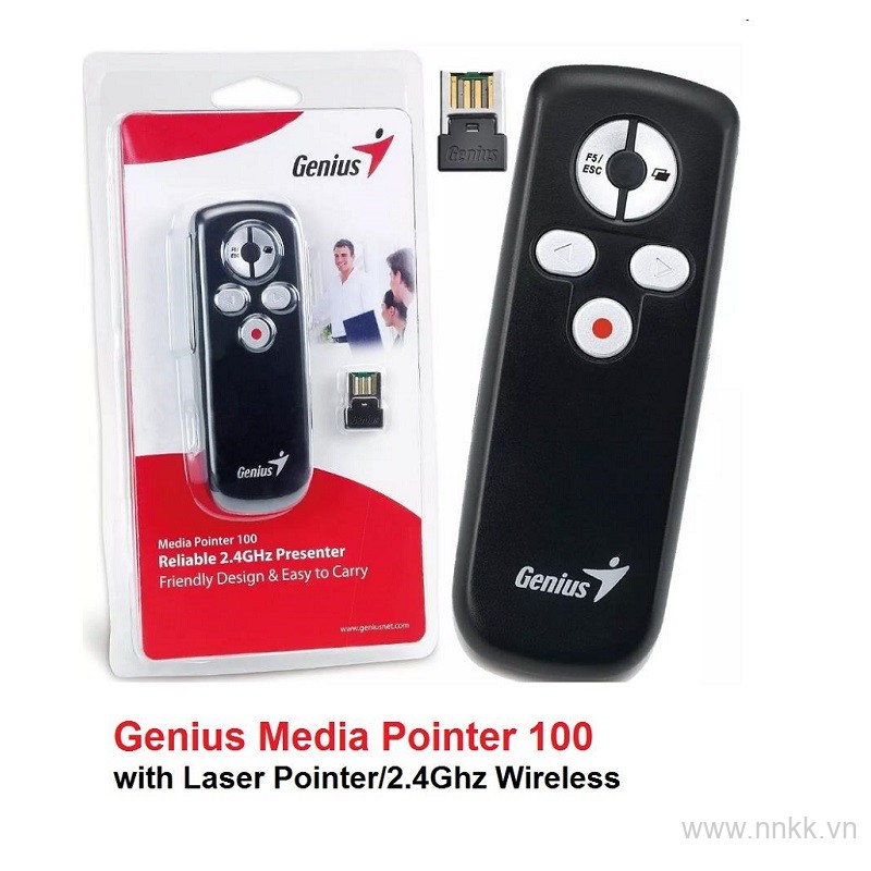 Bút thuyết trình Genius Media Pointer 100