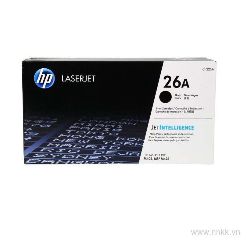 Mực in Laser đen trắng HP 26A cho máy HP LaserJet Pro 400 M402N, 402DN, 426fdn