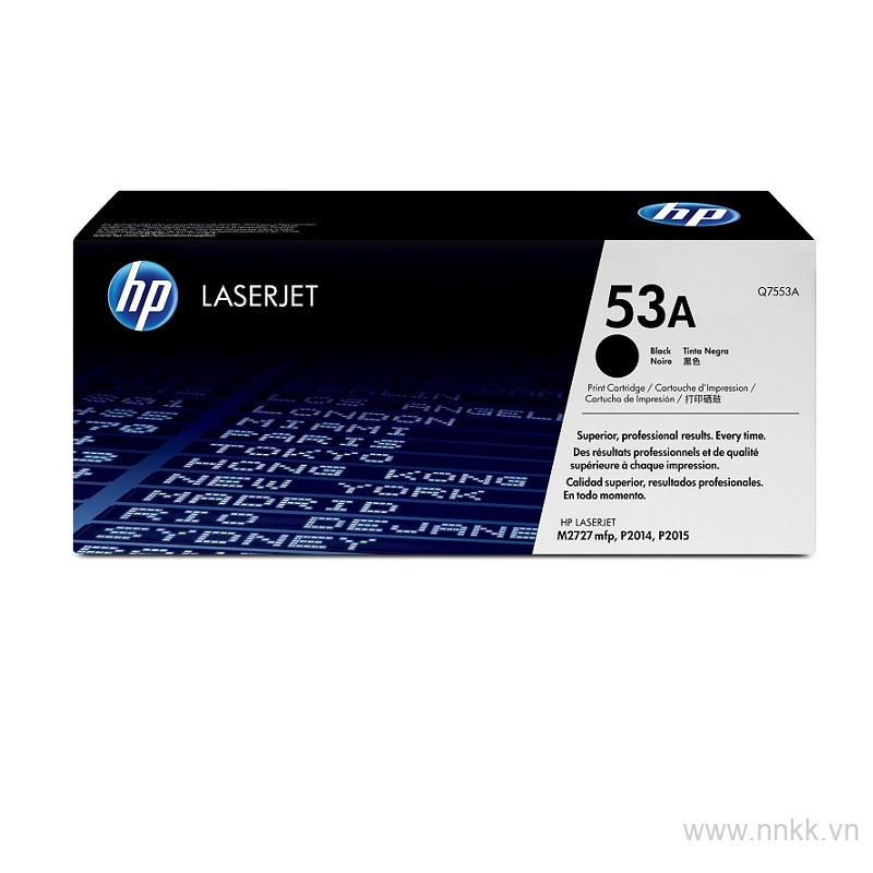 Cartrigde Mực in HP 53A cho máy HP LaserJet 2014, 2015, M2727nf (Q7553A)