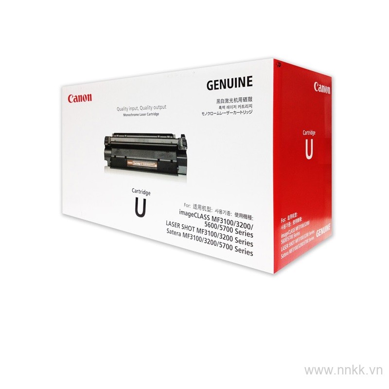 Cartrigde-U Mực in fax Canon MF5650, MF3112, MF3222, MF5630, MF5750, MF5770