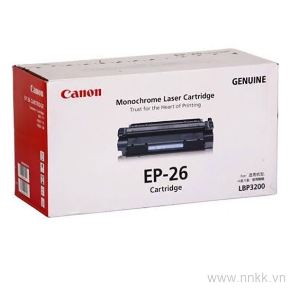 Cartrigde EP-26 Mực in Laser cho máy Canon LBP-3200 / MF-3110 , 3112 , 3222 , 5650 , 5750 , 5770
