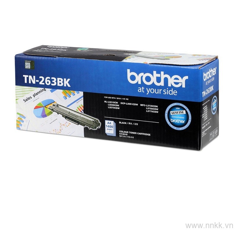 Mực in laser màu cho máy in Brother HL-L3230CDN/ DCP-L3551CDW/ MFC-L3750CDW 