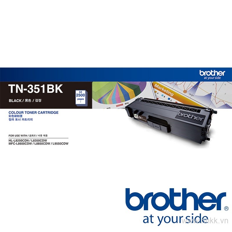 Mực laser màu Brother TN-351BK,TN-351C,TN-351M,TN-351Y