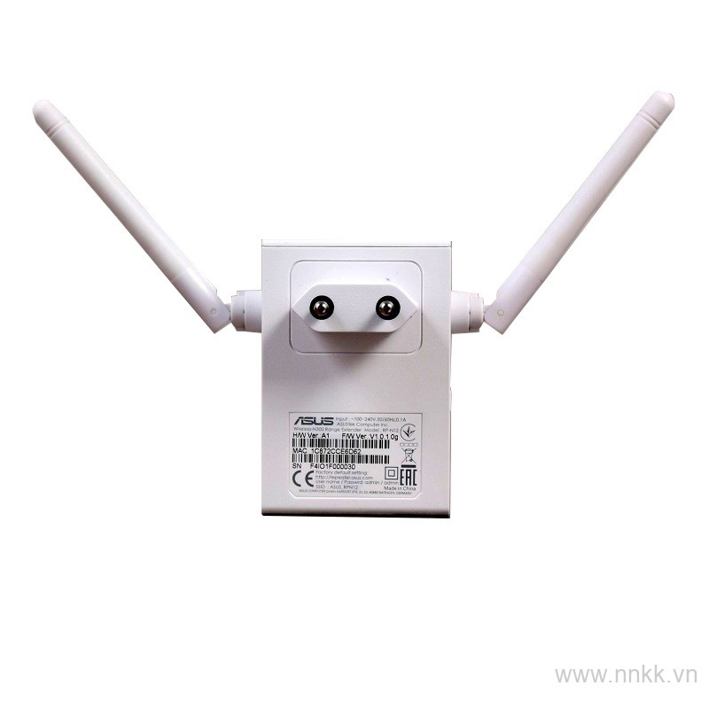 Bộ mở rộng sóng wifi Asus RP-N12 Chuẩn N300