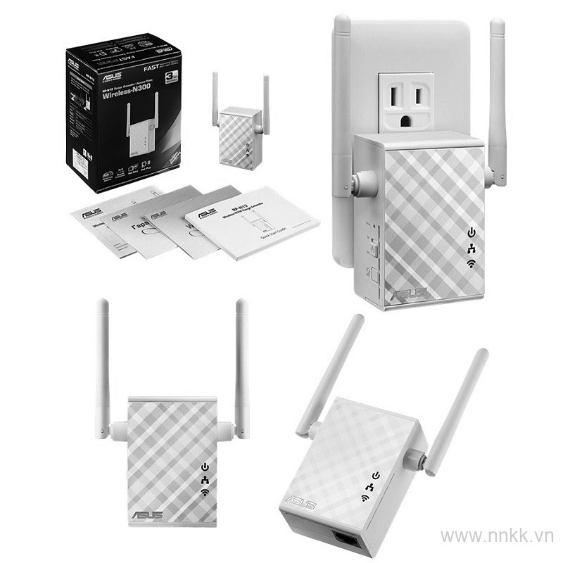 Bộ mở rộng sóng wifi Asus RP-N12 Chuẩn N300