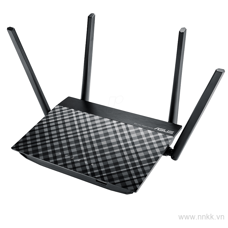 Router Wifi Asus RT-AC58U Mobile Gaming Chuẩn AC1300 MU-MIMO, 2 băng tần 