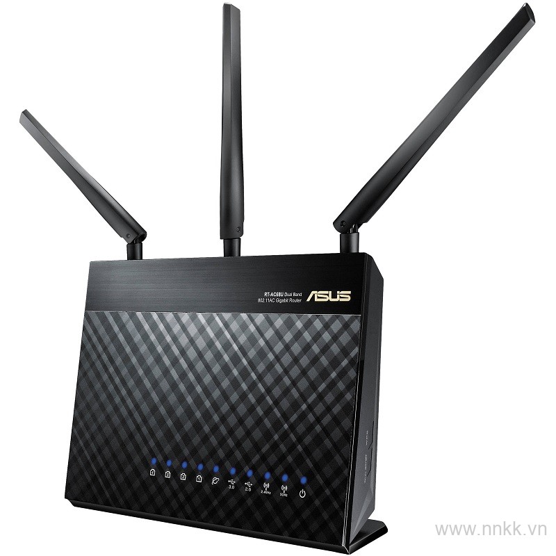 Router Wifi Asus RT-AC68U (Chuẩn Doanh Nghiệp) Chuẩn AC1900 MU-MIMO