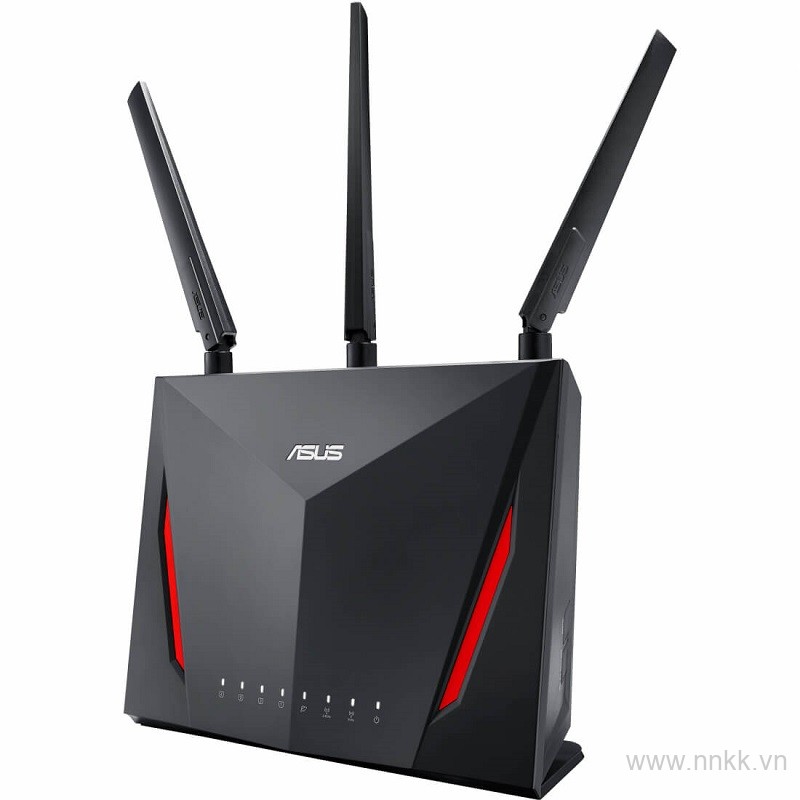 Router Wifi Asus RT-AC86U (Gaming Router) AC2900 MU-MIMO hỗ trợ AiMesh, bảo vệ mạng AiProtection