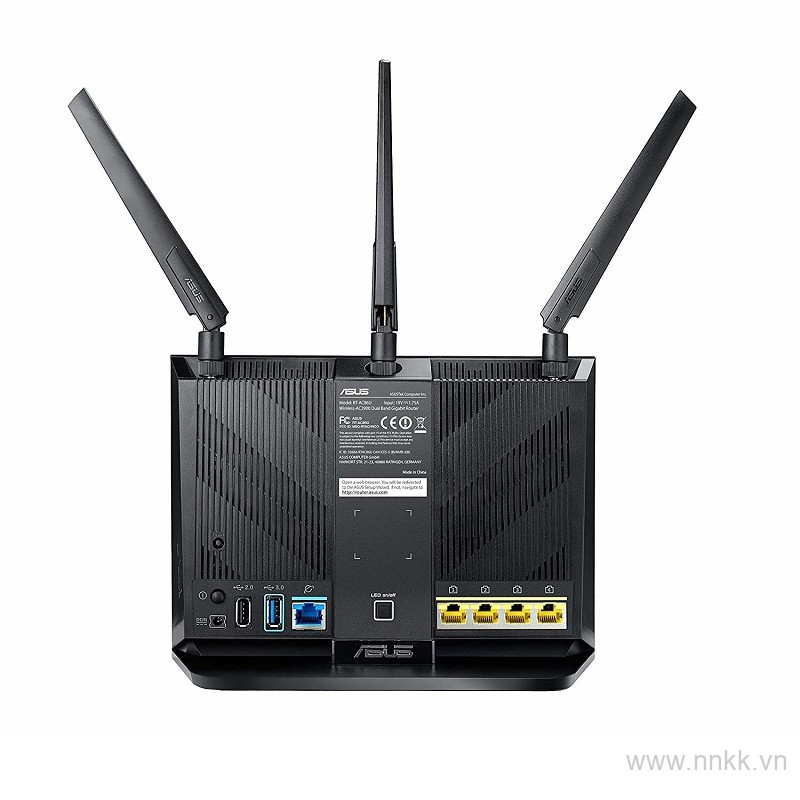 Router Wifi Asus RT-AC86U (Gaming Router) AC2900 MU-MIMO hỗ trợ AiMesh, bảo vệ mạng AiProtection