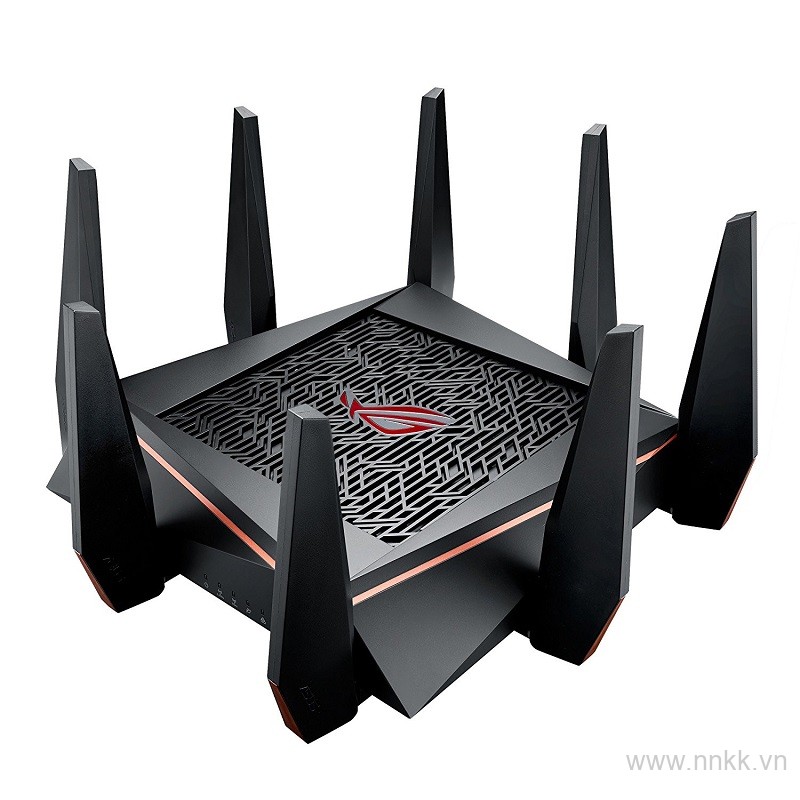 Router Wifi Asus ROG Rapture GT-AC5300 (Gaming Router),3 băng tần, hỗ trợ AiMesh     