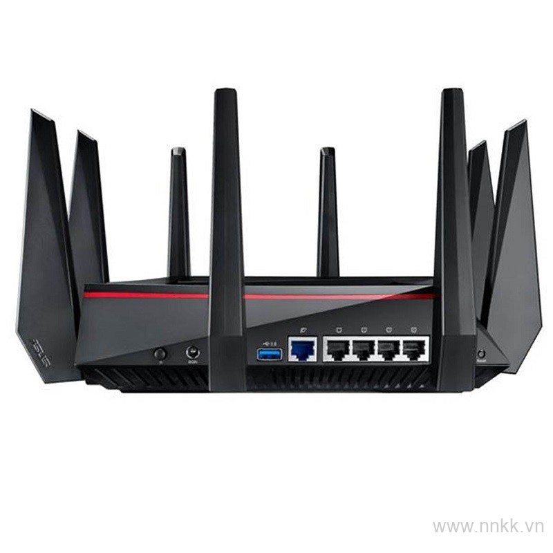 Router Wifi Asus ROG Rapture GT-AC5300 (Gaming Router),3 băng tần, hỗ trợ AiMesh     