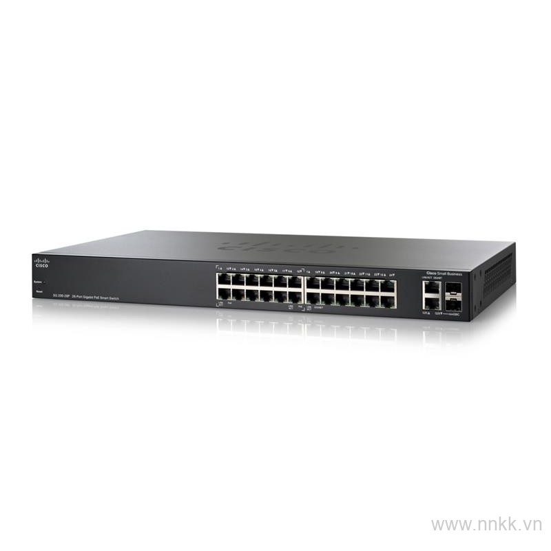 Thiết bị chuyển mạch SG200-26P 26 Port Giga POE Smart Switch