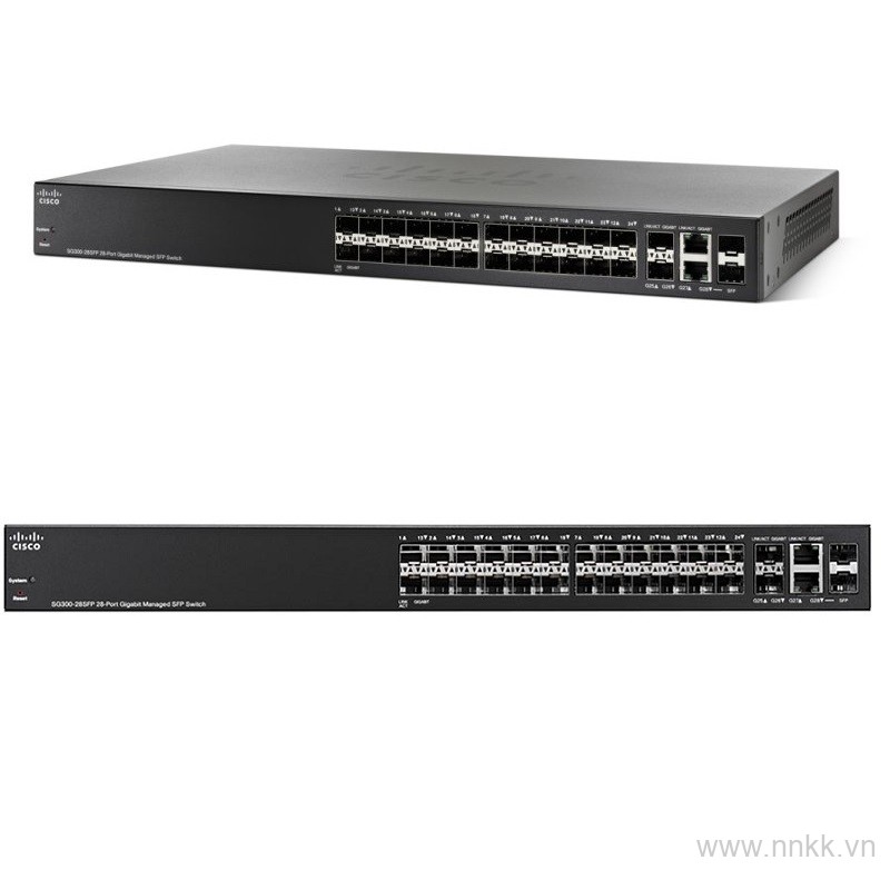 Thiết bị chuyển mạch SG300-28SFP 28Port Gigabit Managed SFP Switch