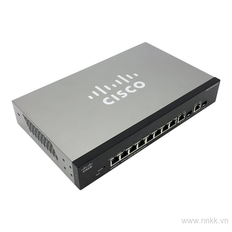 Thiết bị chuyển mạch SG300-10 10Port Gigabit Managed Switch