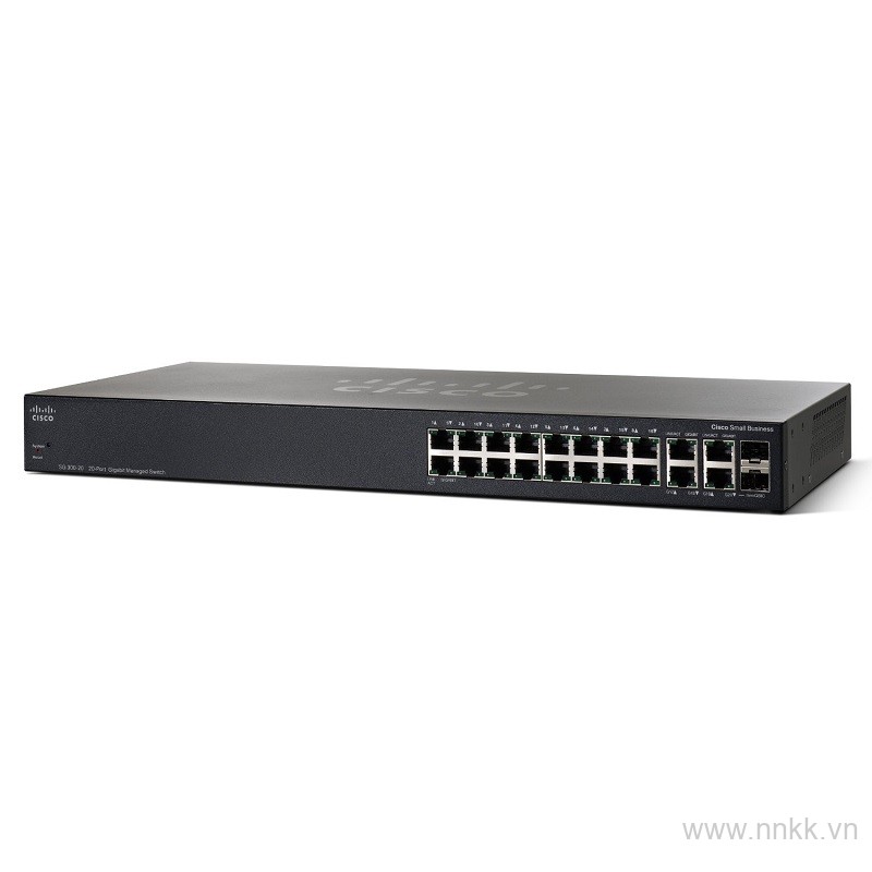 Thiết bị chuyển mạch SG300-20 20Port Gigabit Managed Switch