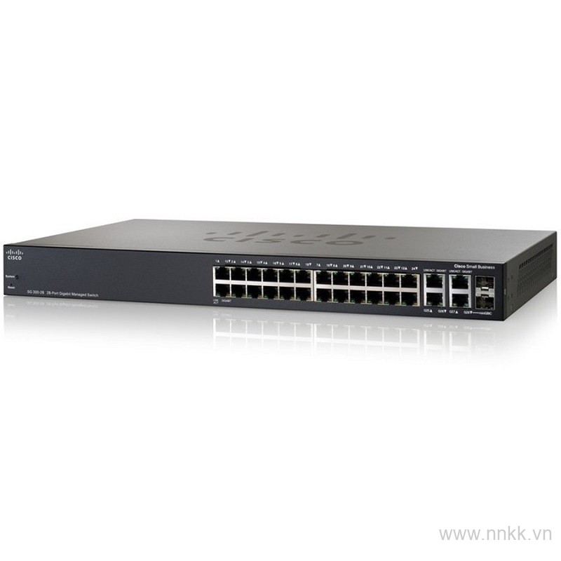 Thiết bị chuyển mạch SG300-28 28Port Gigabit Managed Switch