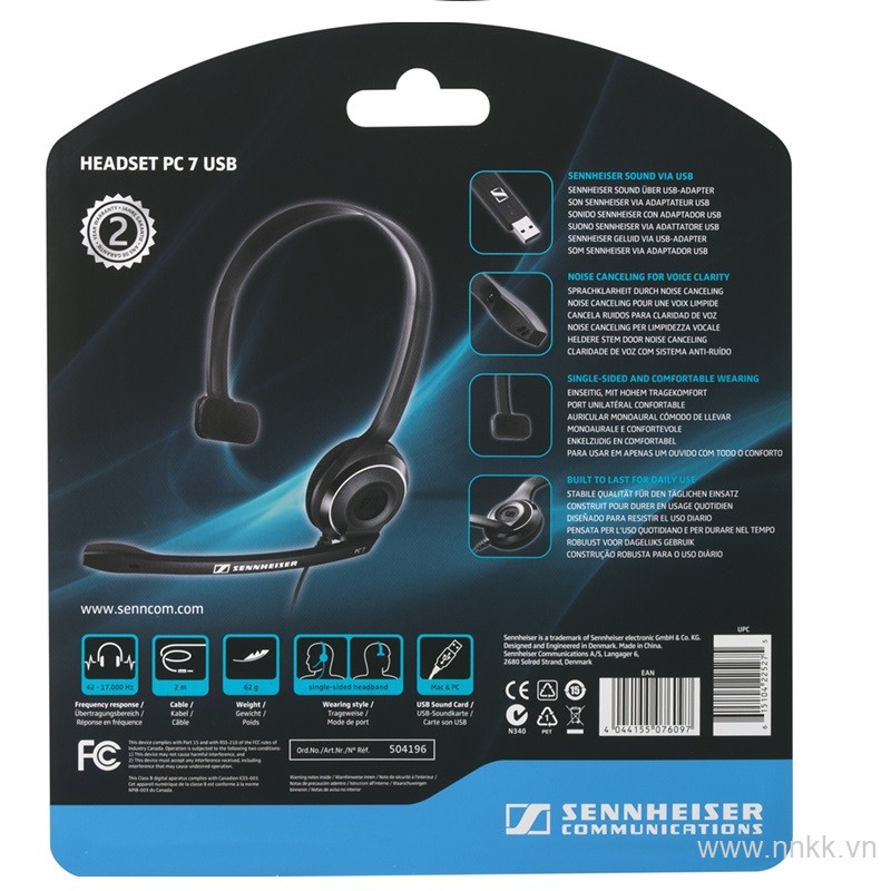 Tai nghe Sennheiser PC 7 USB